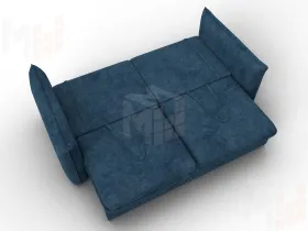 Диван прямой Лига-100 НПБ ( BRUT 11 синий )