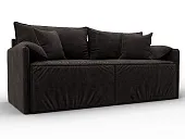 Диван прямой модульный Лига-106 ( BRUT 17 коричневый )