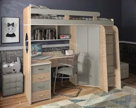 Кровать-чердак Фанки Кидз 3