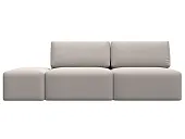 Диван прямой модульный с пуфом Лига-060 НПБ