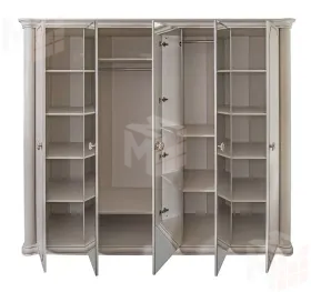 Шкаф Лали 5-дверный бежевый