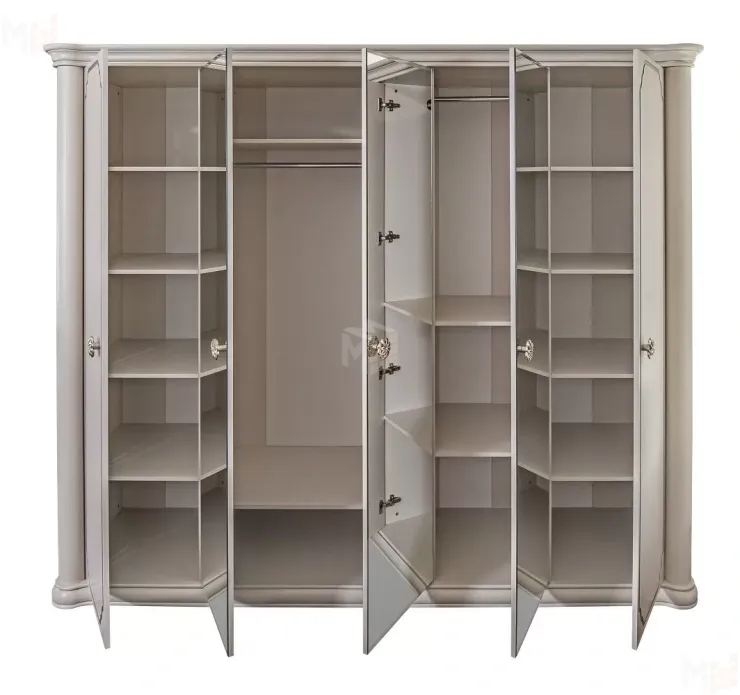 Шкаф Лали 5-дверный бежевый