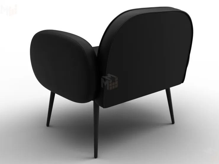 Кресло Лига-086 ( экокожа GRIFON 18 черный )