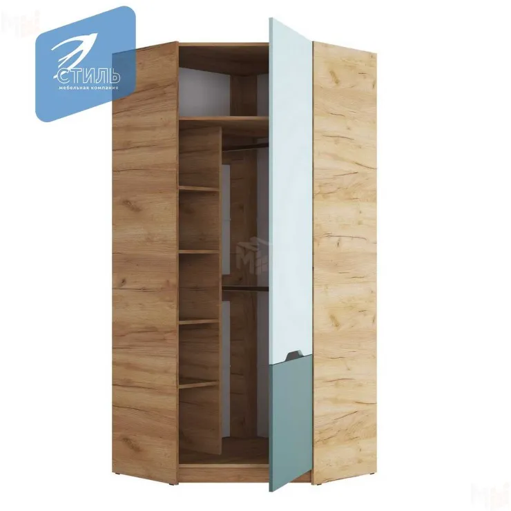 Шкаф угловой RICH ШК-003 мята