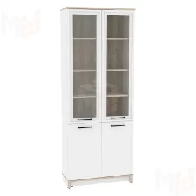 Шкаф для книг AURELIO 8 Белый