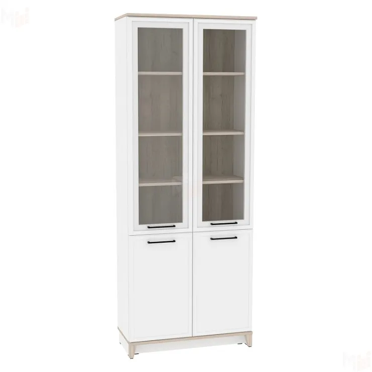 Шкаф для книг AURELIO 8 Белый