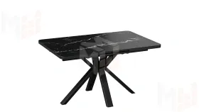Стол обеденный Хэмптон Тип 1 черный мрамор