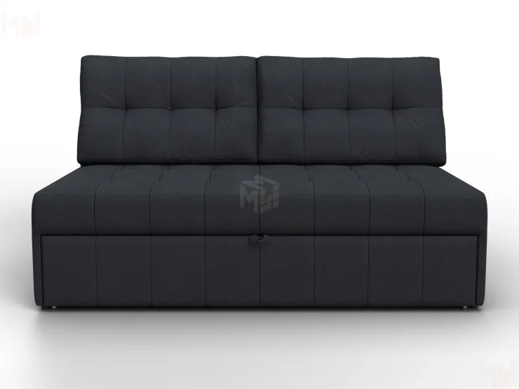 Диван прямой Лига-107 (140) ( JOLY 16 темно-серый )