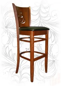 Деревянный барный стул LMU-9131