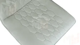 Стул Хьюго К3 Черный муар, Велюр Confetti Silver