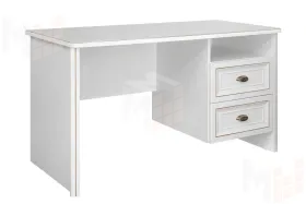 Стол письменный Натали белый глянец