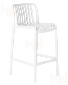 Стул полубарный DOBRIN CHLOE (белый)