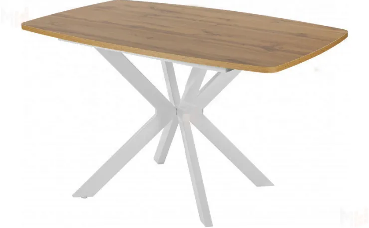 Стол раскладной Твин Лофт 130 Дуб Вотан/Белый