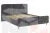 Кровать с основанием Грета 160х200 см грей алькантара