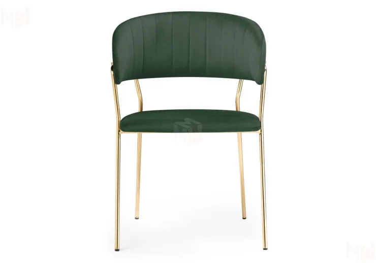 Стул Kamelia dark green / gold