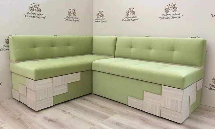 Угловой кухонный диван Редвиг со спальным местом