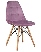 Стул обеденный DOBRIN BENNET (ножки светлый бук, пудрово-сиреневый велюр (HLR-27))