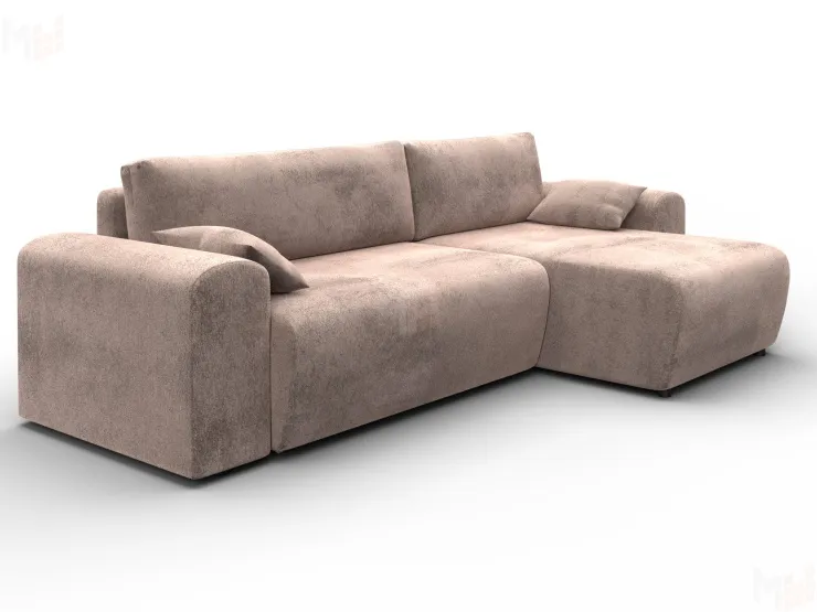 Диван угловой Лига-099 угол универсальный ( TOWER 05 бежевый )