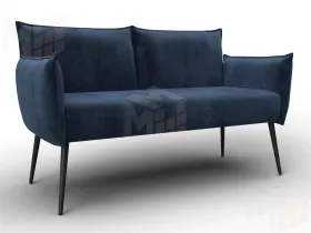 Диван прямой Лига-083 ( TOWER 13 синий )