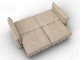 Диван прямой Лига-100 НПБ ( SEVEN 729 бежевый )