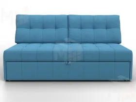 Диван прямой Лига-107 (160) ( Амур 10 голубой )