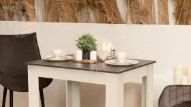 Стол обеденный Промо тип 1 Белый, Ателье темный