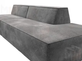 Диван прямой модульный Монс Модерн правый ( TOWER 10 серый )