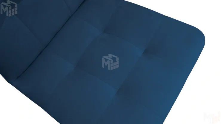 Стул Аспен К2 Черный муар Велюр Confetti Blue