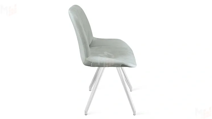 Стул Марвел  К4 Исп. 2 Белый матовый Велюр Confetti Silver