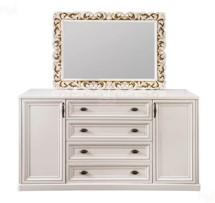 Зеркало Натали белый глянец (гостиная)