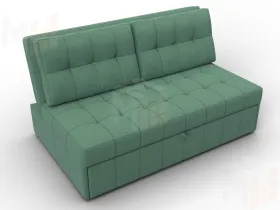 Диван прямой Лига-107 (140) ( Амур 11 зеленый )