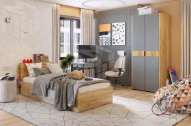 Комплект детской мебели Адам К1 Стол Юниор графит