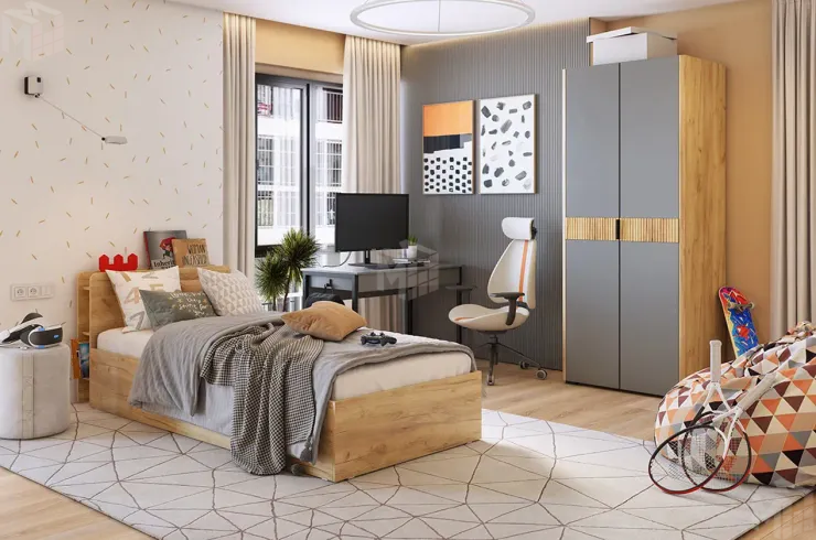 Комплект детской мебели Адам К1 Стол Юниор графит