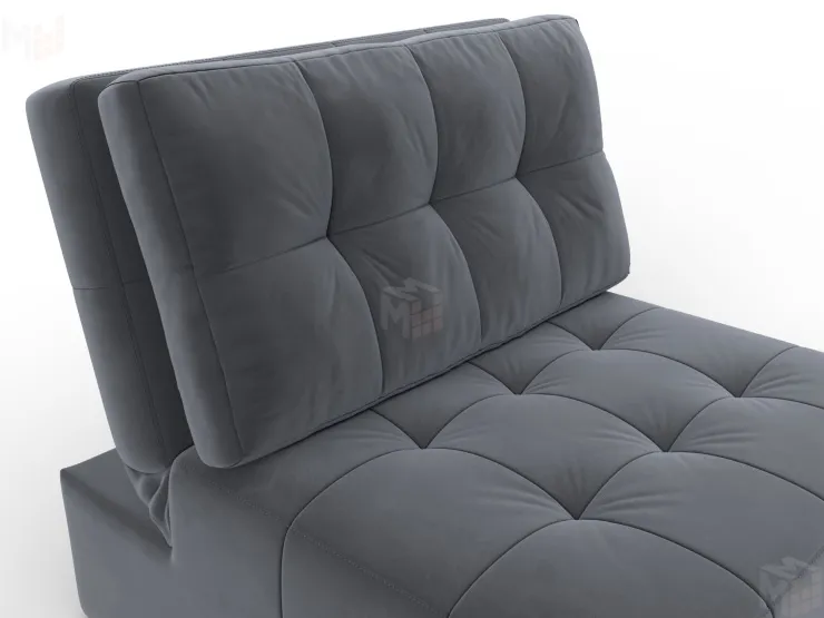 Кресло-кровать Лига-107 (80) ( SEVEN 17 серый )