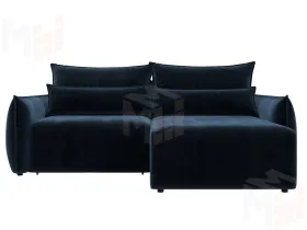 Диван угловой Лига-051 НПБ угол универсальный ( TOWER 13 синий )
