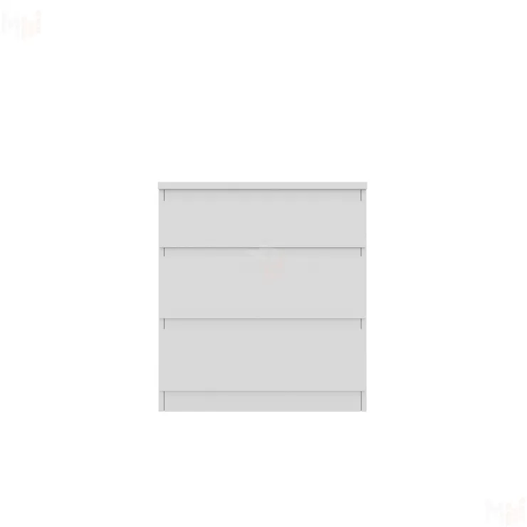 Комод Кастор 3 ящика белый