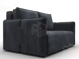 Диван прямой Лига-117 ( TOWER 11 темно-серый )