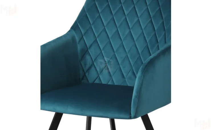 Кресло Барли Confetti izumrud/черный