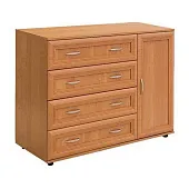 Комод с 4 ящиками и дверцей № 117