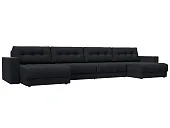 Диван П-образный с декором Лига-049 НПБ Лонг