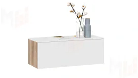 Тумба ТВ Порто ТД-393.03.12 Яблоня Беллуно, Белый софт