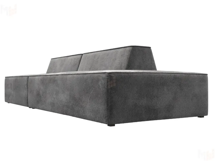 Диван прямой модульный Монс Модерн правый ( TOWER 10 серый )