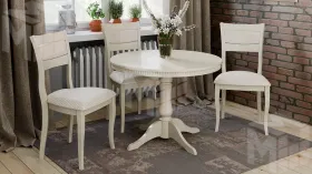 Стол обеденный Орландо Т1 исп.2 - Б-111 Слоновая кость