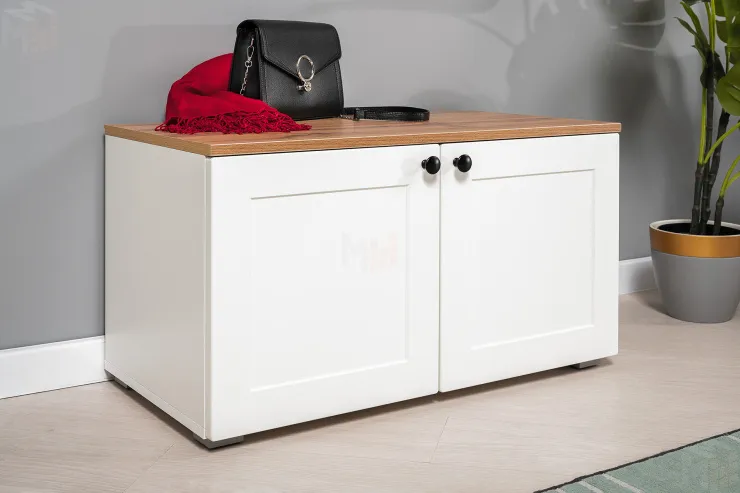 Тумба Остин 13.257 белый шагрень