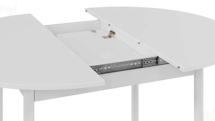 Стол обеденный раздвижной Терра Белый, Белый матовый