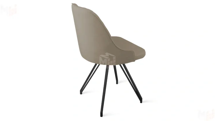 Стул Гранд К4 Черный муар Велюр Confetti Smoke