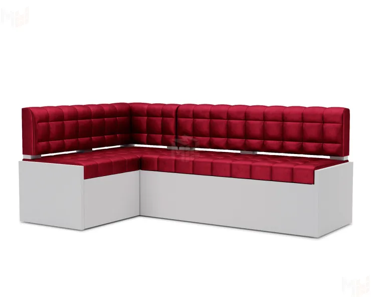 Ганновер Левый угол (Бархат красный STAR VELVET 3 DARK RED) 178х82х103 см