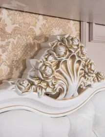 Диван кровать Натали белый глянец