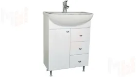 Тумба с раковиной Классик В3 60 см с ящиками