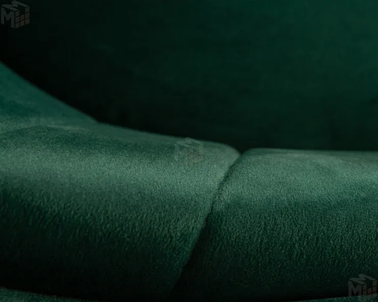 Стул барный DOBRIN DARCY BLACK (зеленый велюр (1922-9))